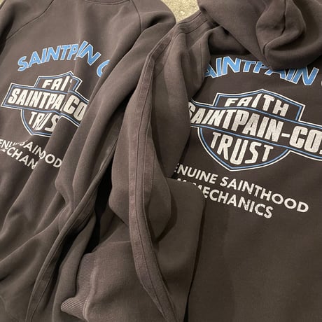 SAINT PAIN/Saint Crewneck "Wash Black"