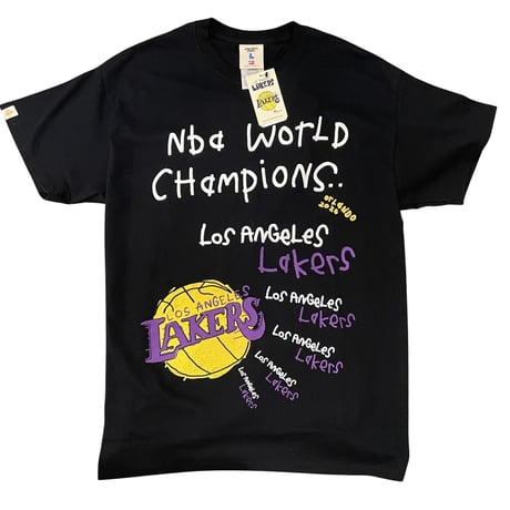 NBA × After School Special/LAKERS Tshirts "BLACK"