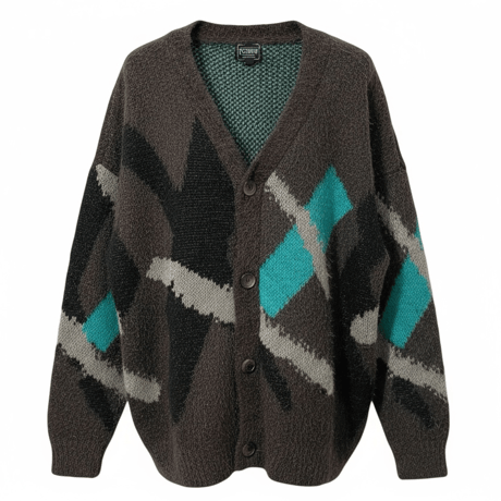 RE NEW/Spray knit cardigan