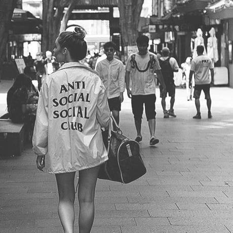Anti Social Social Club/Logo コーチジャケット