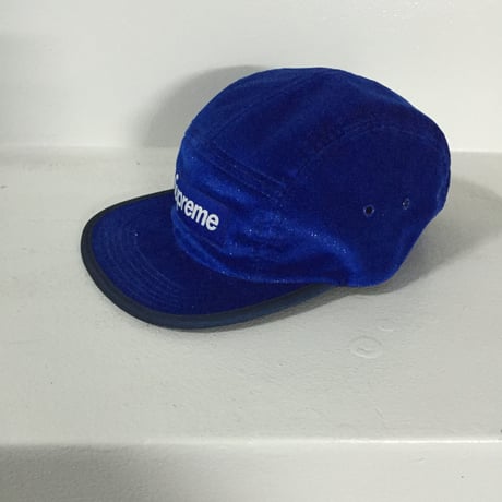 SUPREME/CAMP CAP ブルー