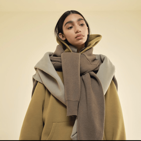 ESSENTIALS  fear of god /LOGO Hoodie "Amber"