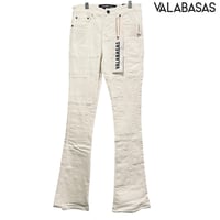 VALABASAS / BRICKS Stack Denim  "WHITE"