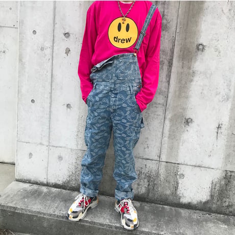 WOSS.official/Paisley denim overall
