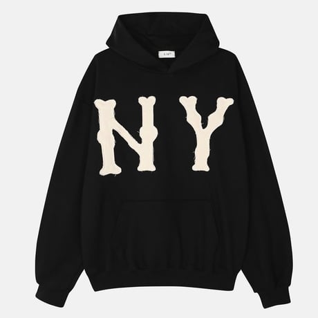 3.14π / BONE NY Hoodie "BLACK"