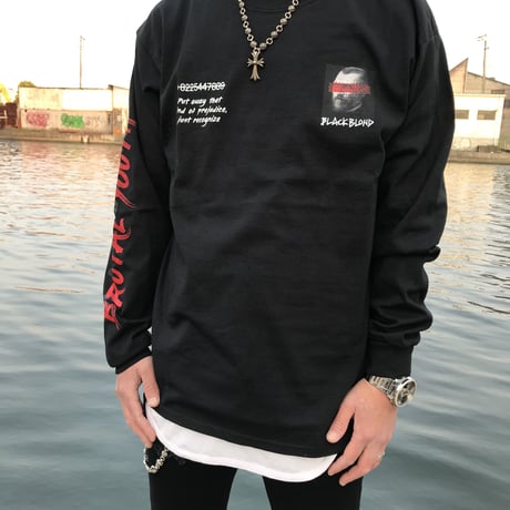 BLACK BLOND/BRUTAL Long Sleeve Tee BLACK