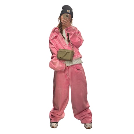 Mismatch NYC/Washed Pink Denim Set Up