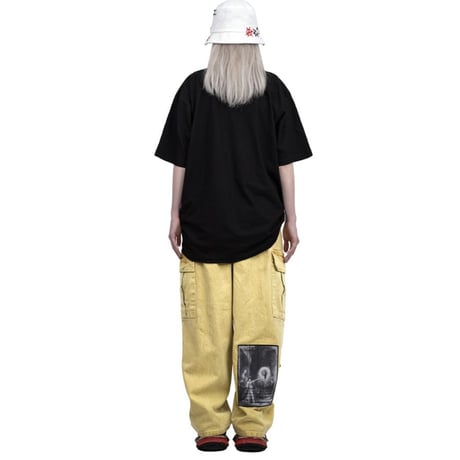 BLACK BLOND/Spray logo  Tee " BLACK"