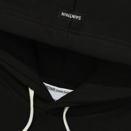 SAINT PAIN/Loop Stitch Hoodie "BLACK"
