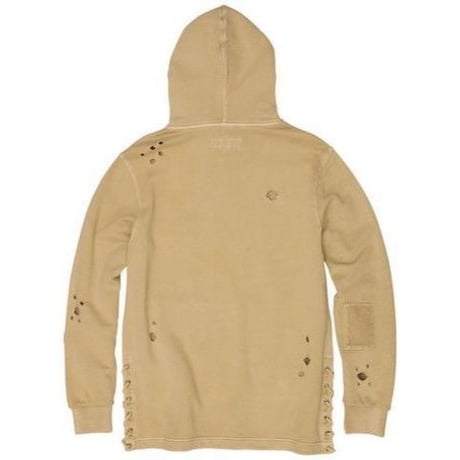 Reason Clothing Newyork/Dameged フーディー・  ベージュ