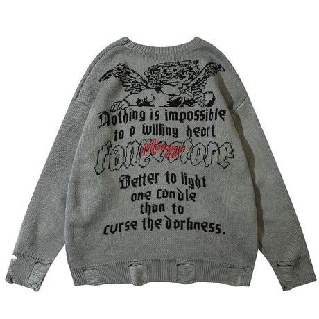 WOSS.official/ANGEL Oversize Long Knit