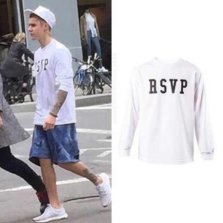 RSVP gallery/logo ロンTee ホワイト