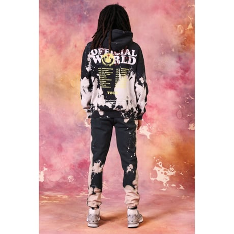 BOOHOO /Drip face tie die Pants (SET UP)