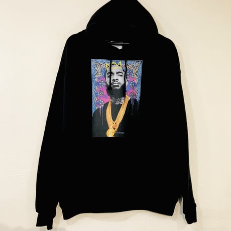 R MAX Clothing/Art "Nipsey Hussle" Hoodie BLACK