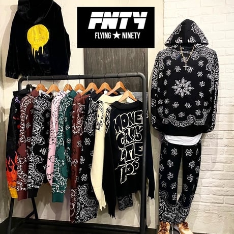 FNTY/Knitted Paisley  PANTS  "BROWN "