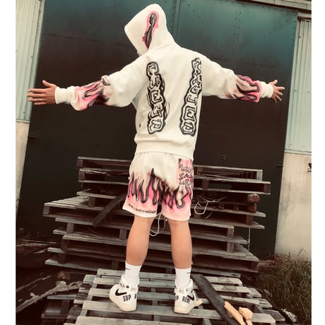 GRMY×Shirts King Phade/Flame Art Hoodie