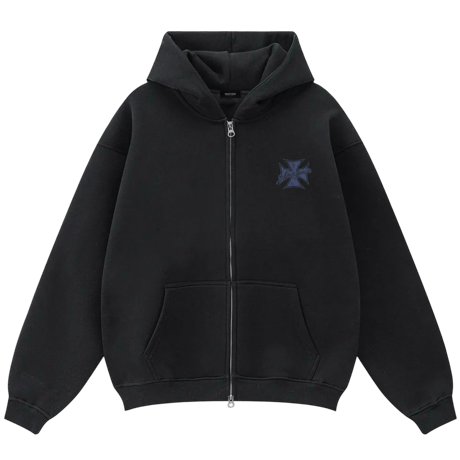 SAINT PAIN/ Cross Zip hoodie