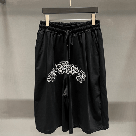 SUBLIMATION/ Embroid Bermuda Shorts (SET UP) BLACK