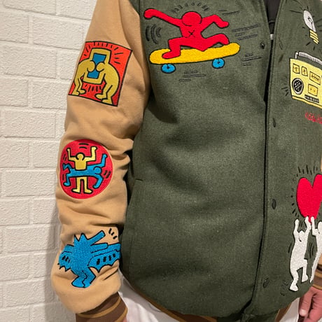 Reason Clothing Newyork /Keith Herring Stadium Jacket