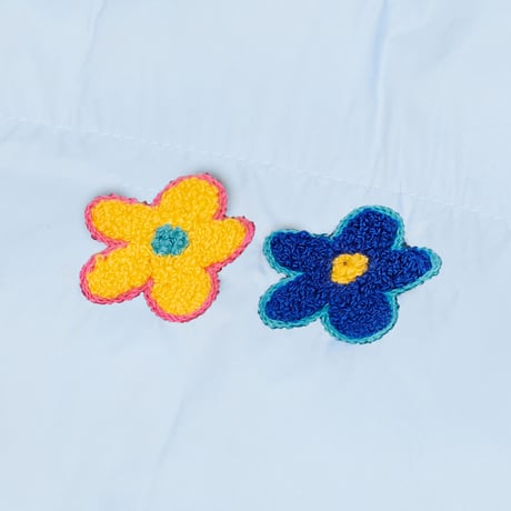 MISTER CHILD/Flower Puffer Jacket "BLUE"