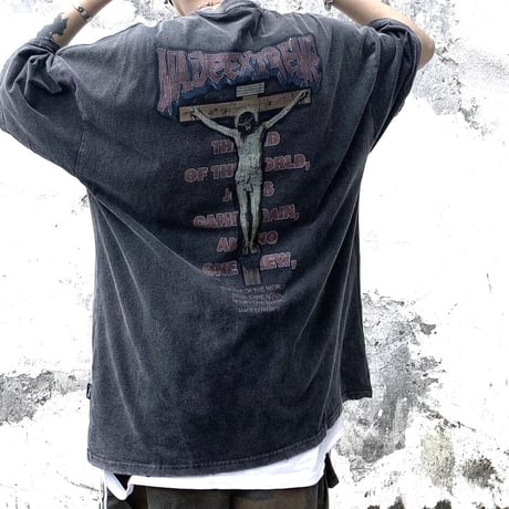 Mismatch NYC/Washed cross Tee