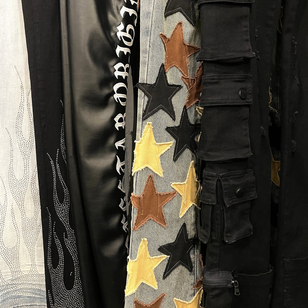 RockStar Original / STAR patch flare denim | BI