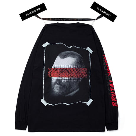 BLACK BLOND/BRUTAL Long Sleeve Tee BLACK