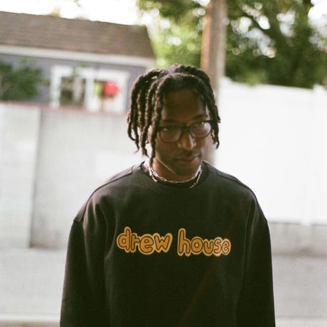 Drew House/LOGO Crewneck Sweatshirts "BLACK"