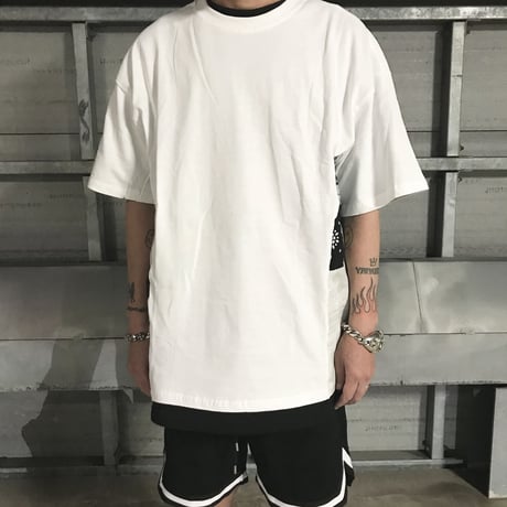 Mismatch NYC/BANDANA Patchwork oversize Tee