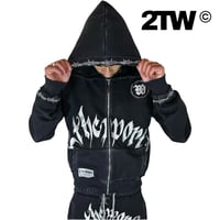 2TW®︎ / Chrome Zip Hoodie (SET UP)