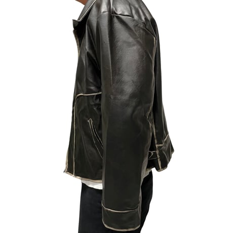 Mismatch NYC/Vintage custom lether jacket