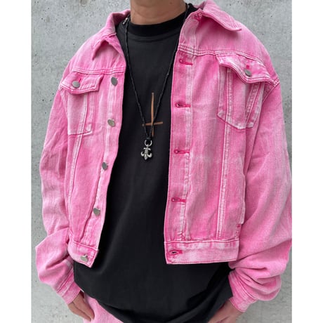 Mismatch NYC/Washed Pink Denim Set Up