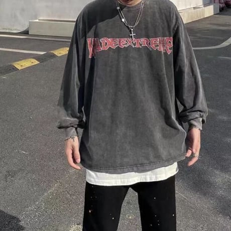 Mismatch NYC/Washed cross Longsleeve Tee