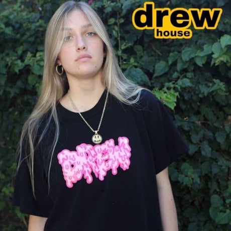 Drew House/Gum LOGO Tshirts  BLACK