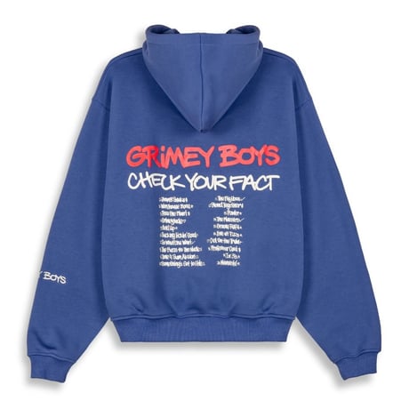 GRMY/GRIMEY BOYS VINTAGE HOODIE  BLUE