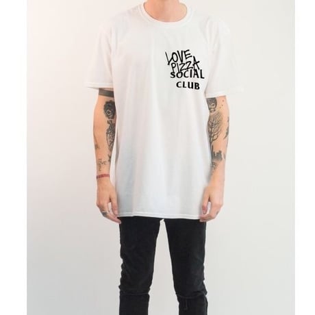 No Perfect Italy/Love Pizza Social Club Tee White