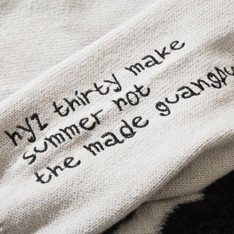 Mismatch NYC/ Smile knit  GRAY