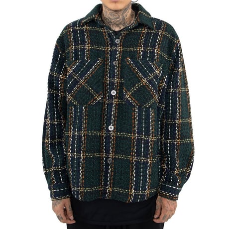 EPTM/Tweed Heavy Flannel shirt GREEN