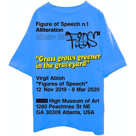 Virgil Abloh/Canary Yellow  Tshirts  BLUE