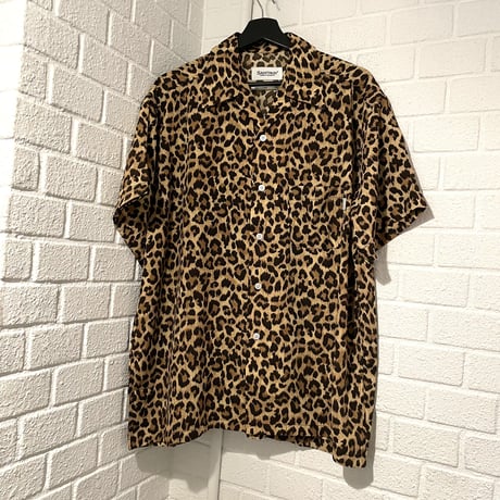 SAINT PAIN/BIG Leopard Shirts BROWN