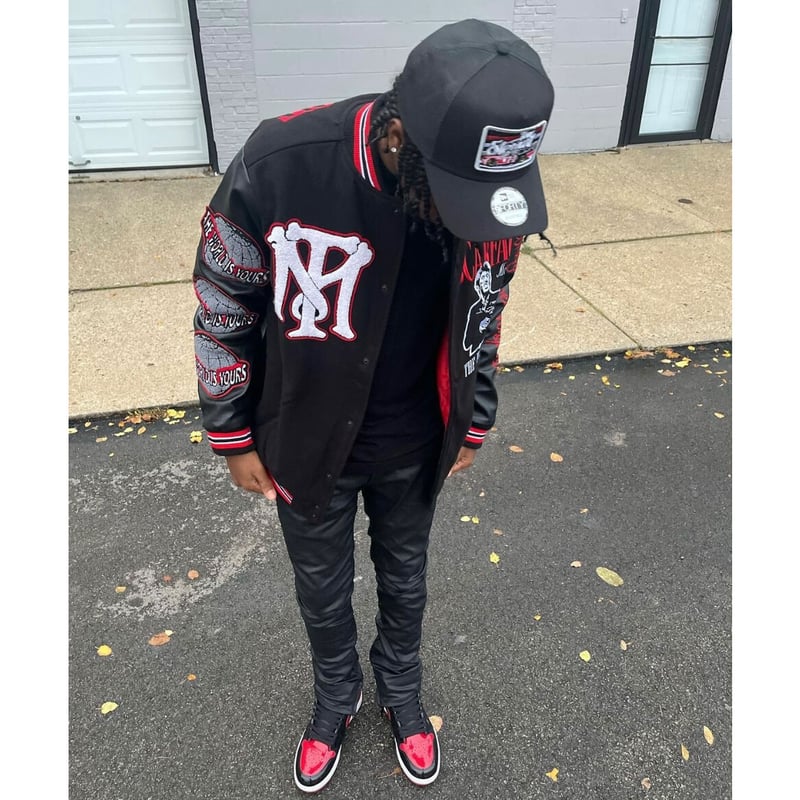 Reason Clothing Newyork /SCARFACE Wool Varsity
