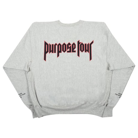 Purpose tour/Justin bieber official crew neck スエット