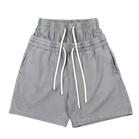 Mismatch NYC/Wwaist Washed Shorts  "Vintage Gray"