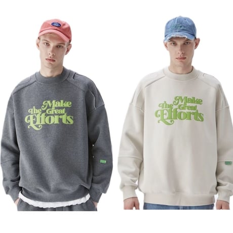 WOSS.official/Messege Crewneck Sweat