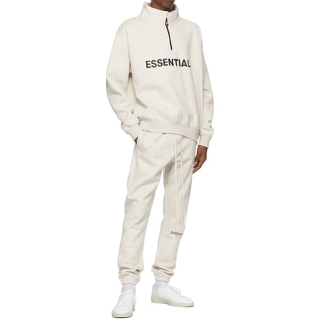 FOG Essentials/HALF ZIP pullover "OFF WHITE"