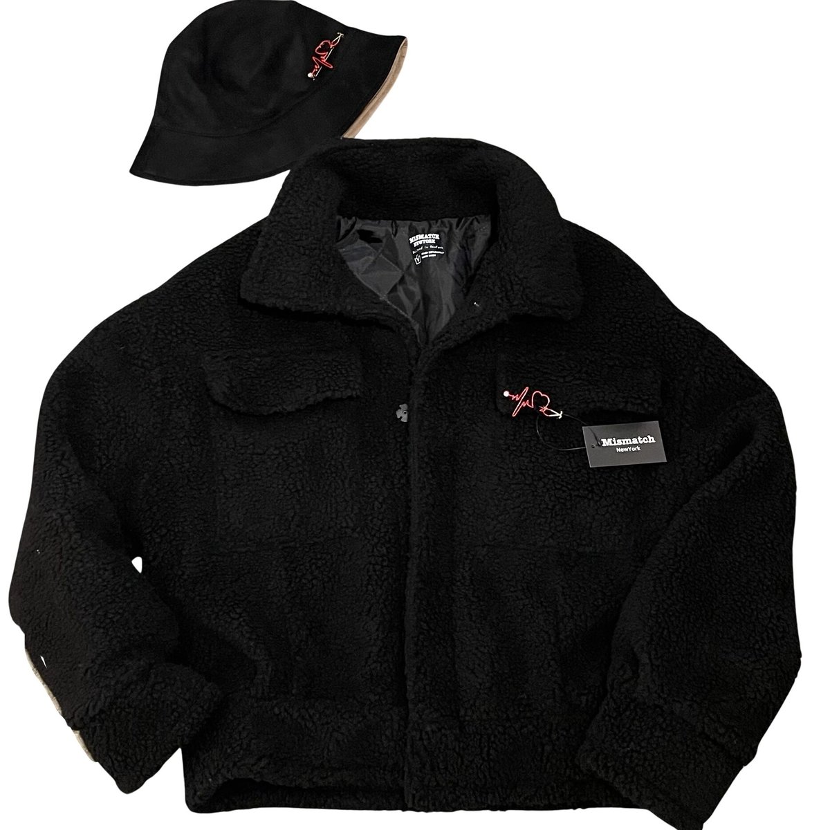 Mismatch NYC/ Short BOA JACKET BLACK | BINGOST