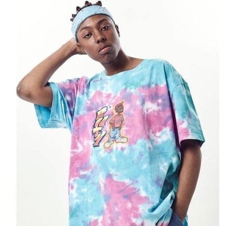 FNTY/ Tie Die Tshirts BLUE