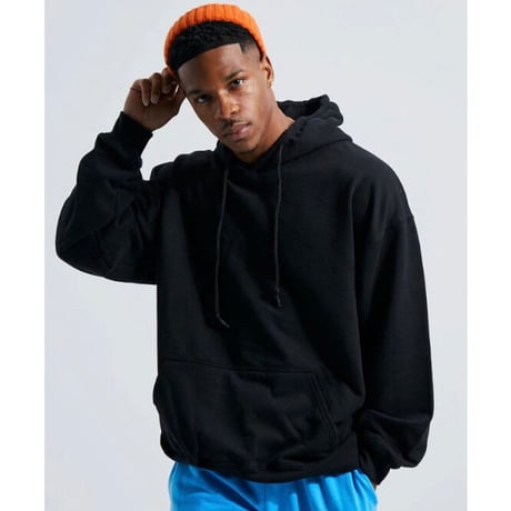 BOOHOO /Oversized LOVE Hoodie  BLACK