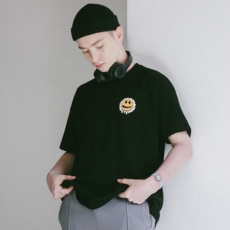 MISTER CHILD/SMILE LOGO Tshirts "BLACK"
