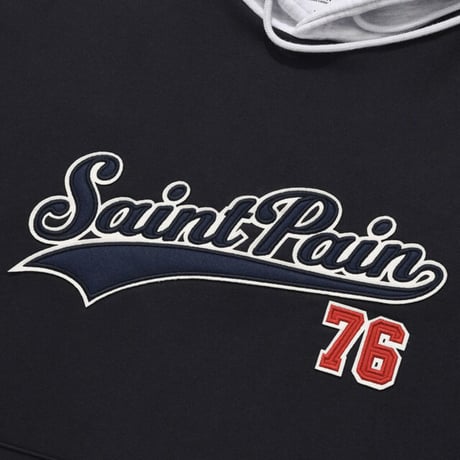SAINT PAIN/ Team Logo Hoodie DARKNAVY